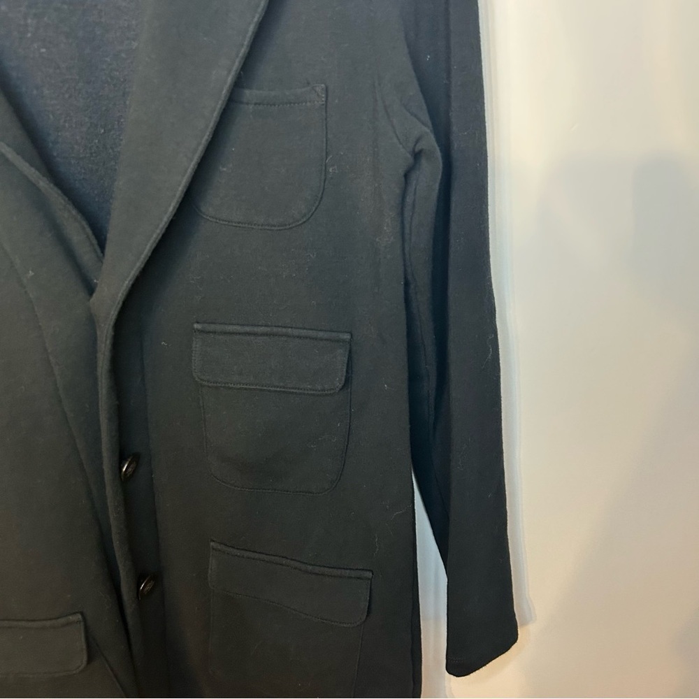 Ralph Lauren Women’s Black and Brown Soft Knit Blazer, Size Small - Picture 3 of 7